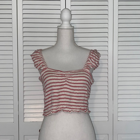 Wild Fable Striped Crop Top - Picture 1 of 3